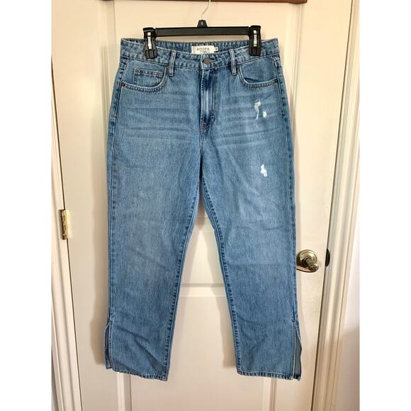 NWOT Hidden Wide Leg Jeans with Side Slits - Picture 1 of 7